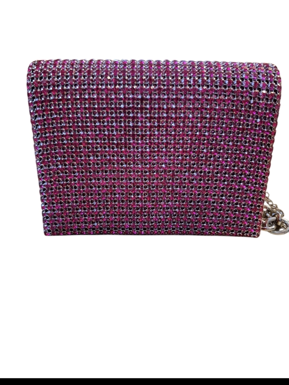 Jessica McClintock Women's Purse Clutch Pink Rhinestone